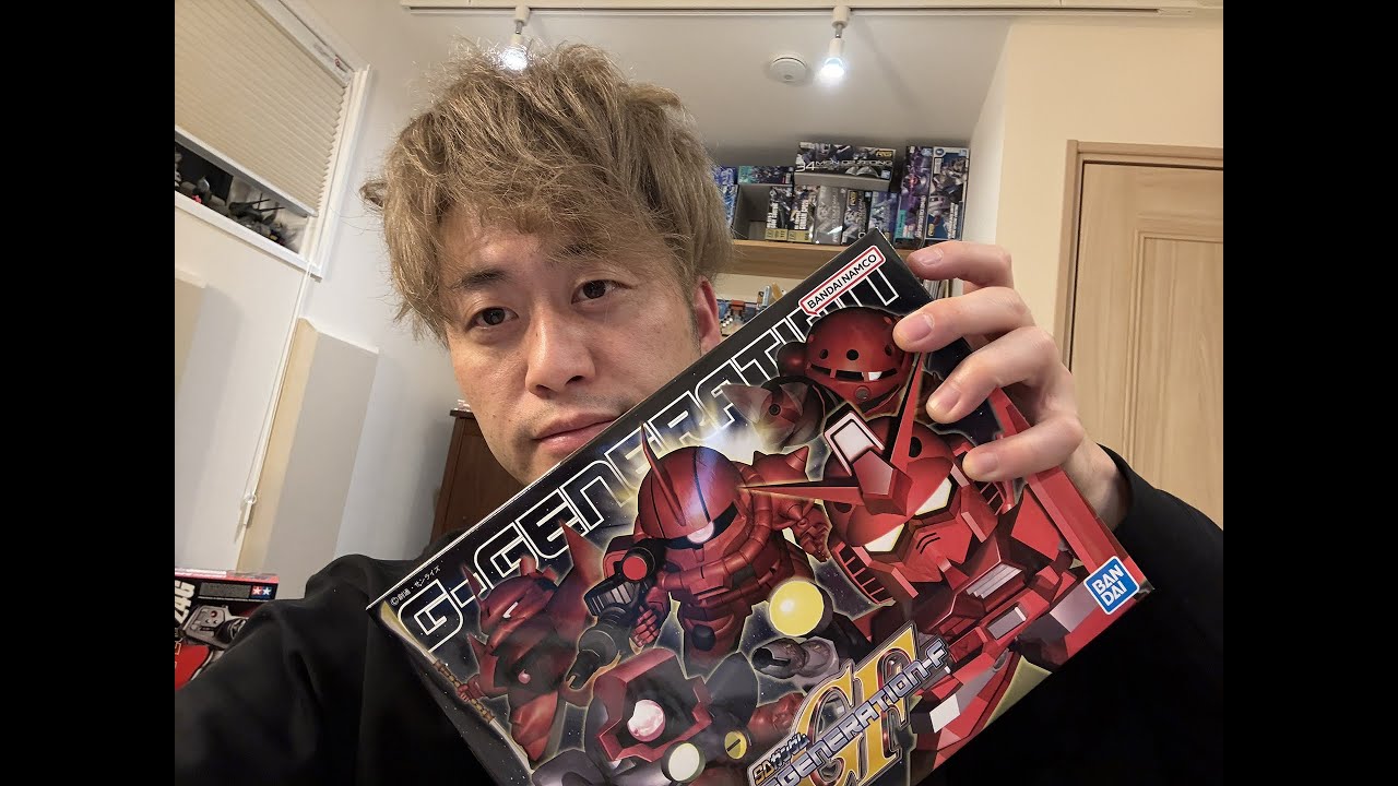 SDガンダム作りながら、もう飲むわ