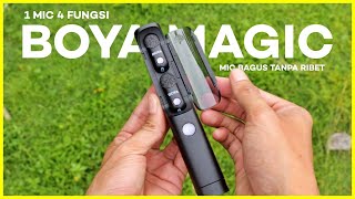 Mic Wireless Multifungsi, Bebas Noise & Suara Jernih | Review BOYA MAGIC
