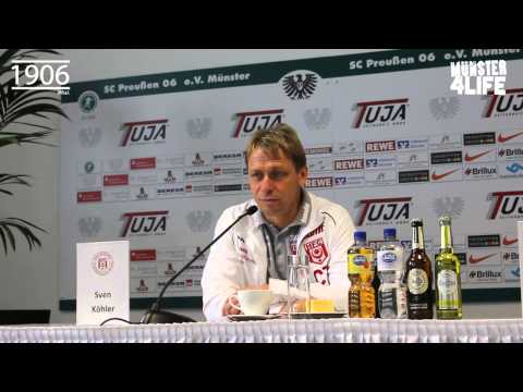 Pressekonferenz Preußen Münster 2:3 Hallescher FC