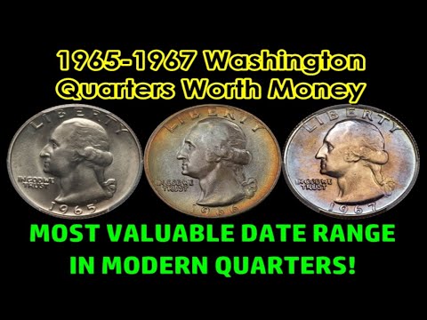 1965-1967 Washington Quarters Worth HUGE Money!  Strike It Rich With These Coins!