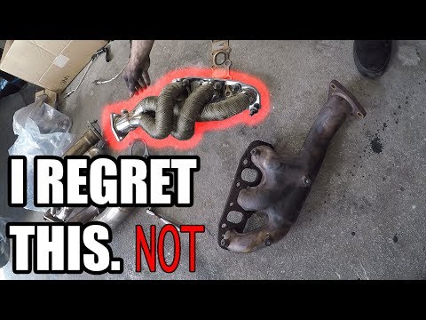 Infiniti G35 Gets Megan Racing Headers Installed