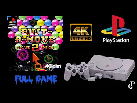 Bust-A-Move 2: Arcade Edition (1996) PS1 (Gameplay / Walkthrough)