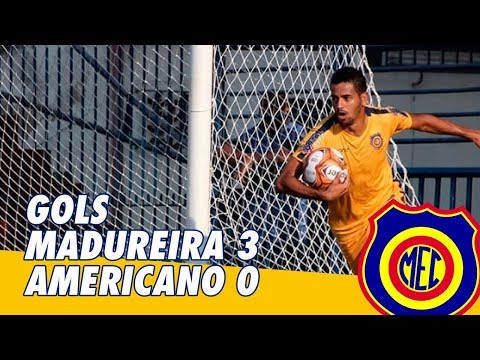Gols - Madureira 3 x 0 Americano - Copa Rio (Oitavas de Final)