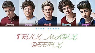 One Direction - Truly Madly Deeply (Color Coded - Lyric)