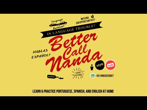 Italki - Learn Portuguese, Spanish and English with Nanda!