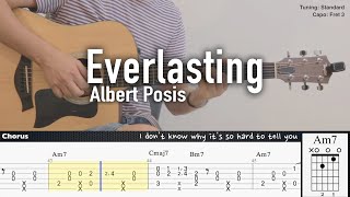 Everlasting - Albert Posis | Fingerstyle Guitar | TAB + Chords + Lyrics