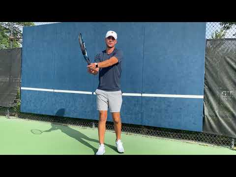 Left hand backhand tennis quick tip