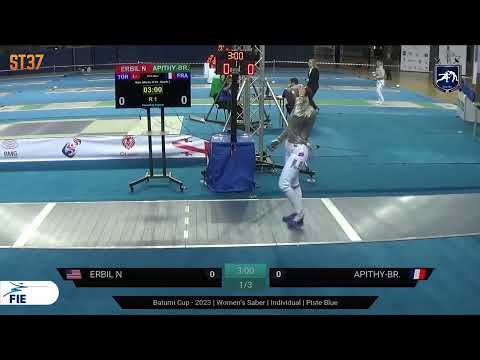 Batumi World Cup 2023 SWS - L32 - Erbil Nisanur TUR v Manon Apithy-Brunet FRA