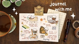 Chatty Journal With Me ✿ Passport Traveler's Notebook Weekly Spread