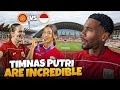 I WATCHED INDONESIA VS KYRGYZSTAN MY FIRST TIMNAS PUTRI MATCH AFC ASIAN CUP