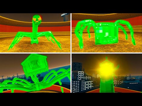 EMERALD BUS EATER, LIGHTHOUSE HEAD, TRAIN EATER THOMAS, HOUSE HEAD catch me!! | Gmod horror realism