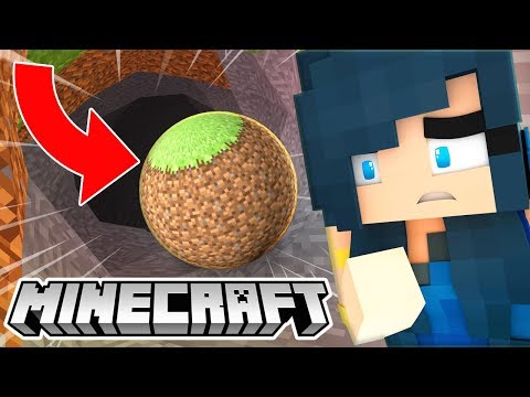 WHAT IF MINECRAFT WAS ROUND? (Minecraft Mods)