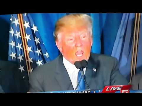 Trump just took a page out of Charlie Sheen's book with the 'winning' pitch to wrap his NH speech..