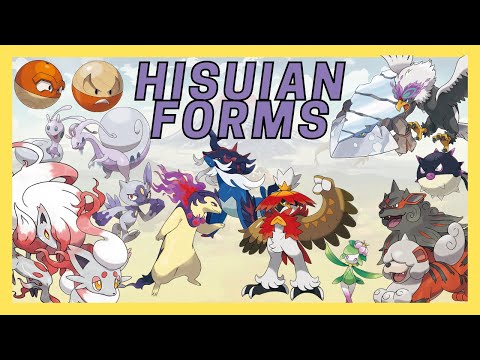 All Hisuian Forms in Pokemon Legends: Arceus