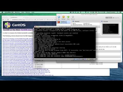 comment installer centos