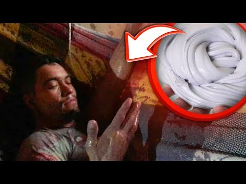 ACORDEI MEU PAI COM UM BANHO DE SLIME!! *quase apanhei*