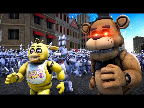 FNAF Animatronics Invade City - Ultimate Epic Battle Simulator 2