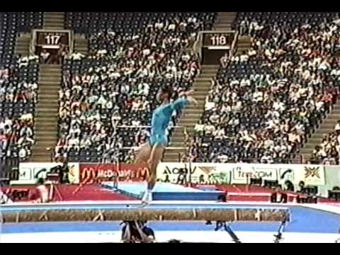 9th Team PRK Choe Gyong Hui BB - 1991 World Gymnastics Championships 9.087