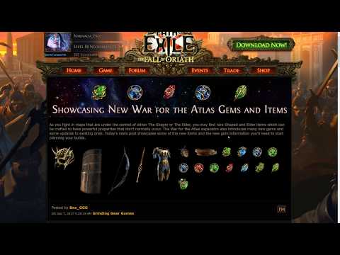 Plans for Path of Exile: War for the Atlas / Abyss League / 3.1