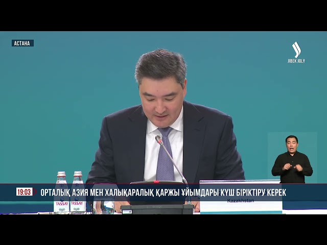 Орталық Азия мен Халықаралық қаржы ұйымдары күш біріктіру керек