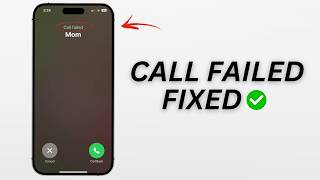 Call Failed On iPhone Fixed in 3 Minutes!