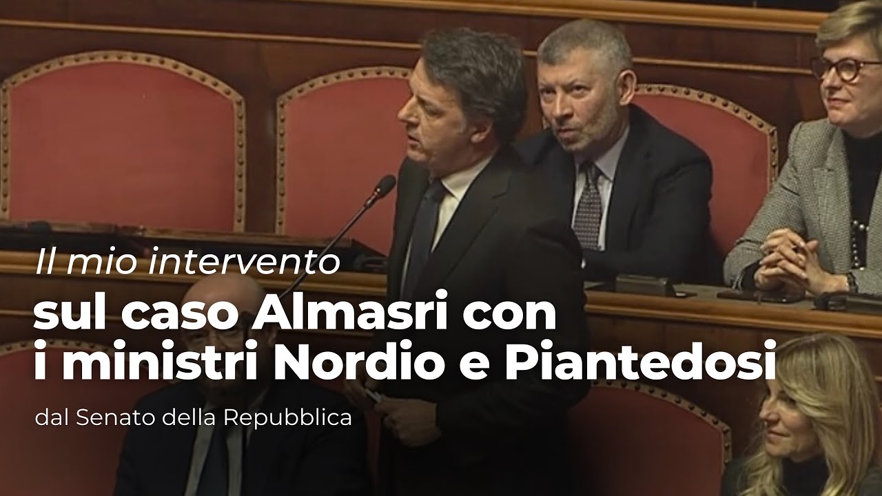 Il mio intervento in Senato sul caso Almasri con i ministri Nordio e Piantedosi | 5/02/2025