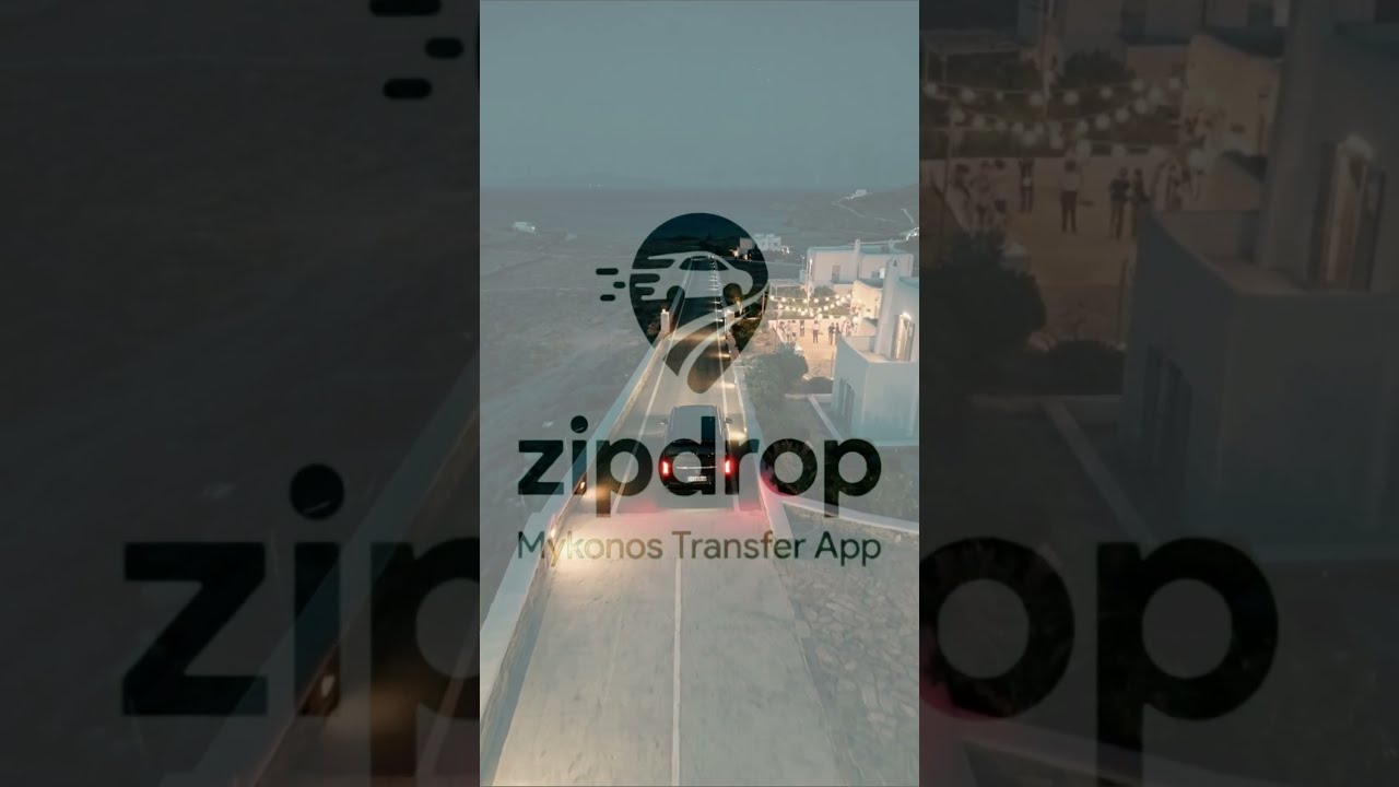 AI βίντεο ZipDrop Mykonos
