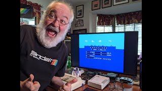 Aquaplane Sinclair ZX Spectrum Game - Sinclair Society - 8bit Retro Skiing - Retrogaming