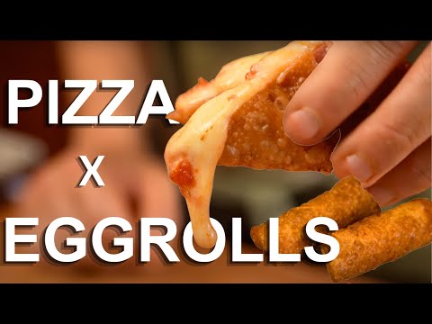 How to make pizza egg rolls