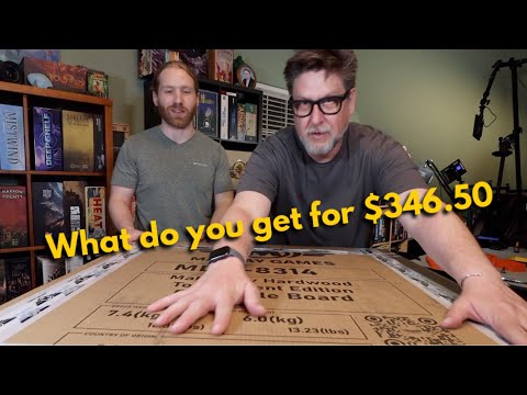 MayDay Mahogany Crokinole Unboxing 2025