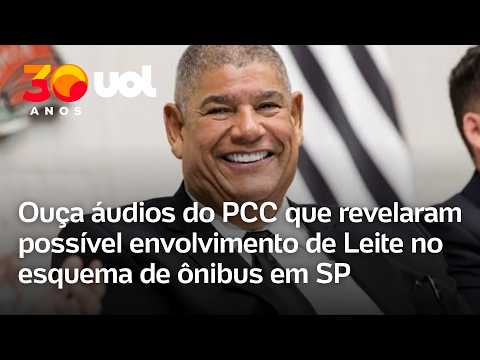 ‘Envolver Milton Leite’: Áudios de membro do PCC mostram planos da facção nos ônibus em SP
