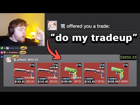 he sent me #1 GOLD TRADEUP