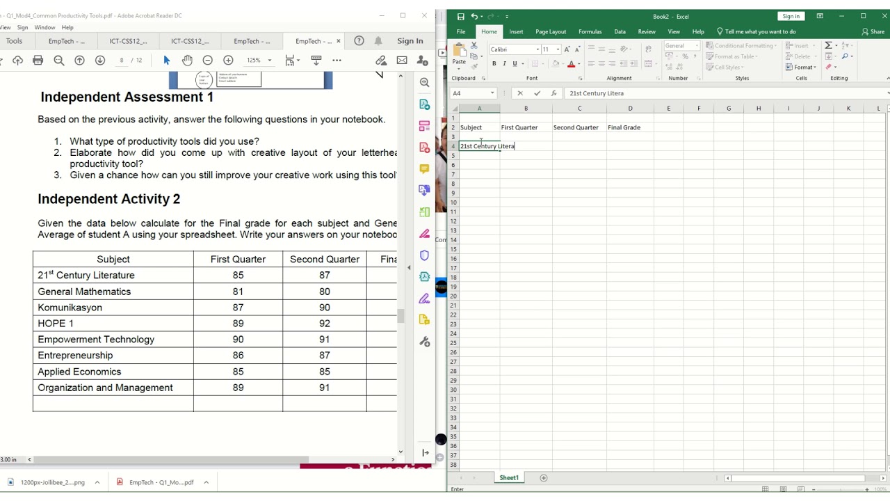 Module 4 Independent Activity 2