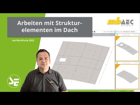 mbinar #23-03 - StrukturEditor: Arbeiten mit Strukturelementen im Dach (Level B)
