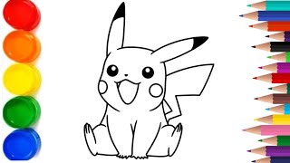 How to draw a pokemon| Easy drawing for kids & beginners| Simple pokemon step by step drawing