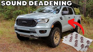 Sound Deadening Doors | 2019+ Ford Ranger