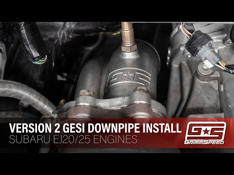 GrimmSpeed Version 2 GESI Downpipe Install - Subaru EJ Engines