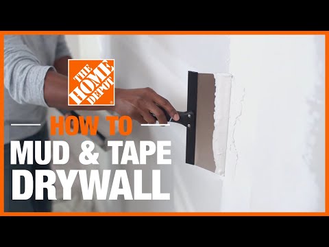 How to Tape and Mud Drywall | The Home Depot