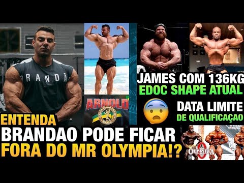 BRANDÃO PODE FICAR FORA DO OLYMPIA - VEJA A DATA LIMITE DE QUALIFICAÇÃO + JAMES E EDOC ATUALIZAÇÕES