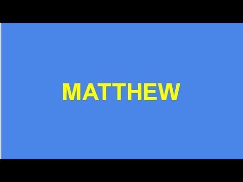 DAY 40 MATTHEW CHAPTER 8:14-15 (THE CURE OF PETER'S MOTHER-IN-LAW)