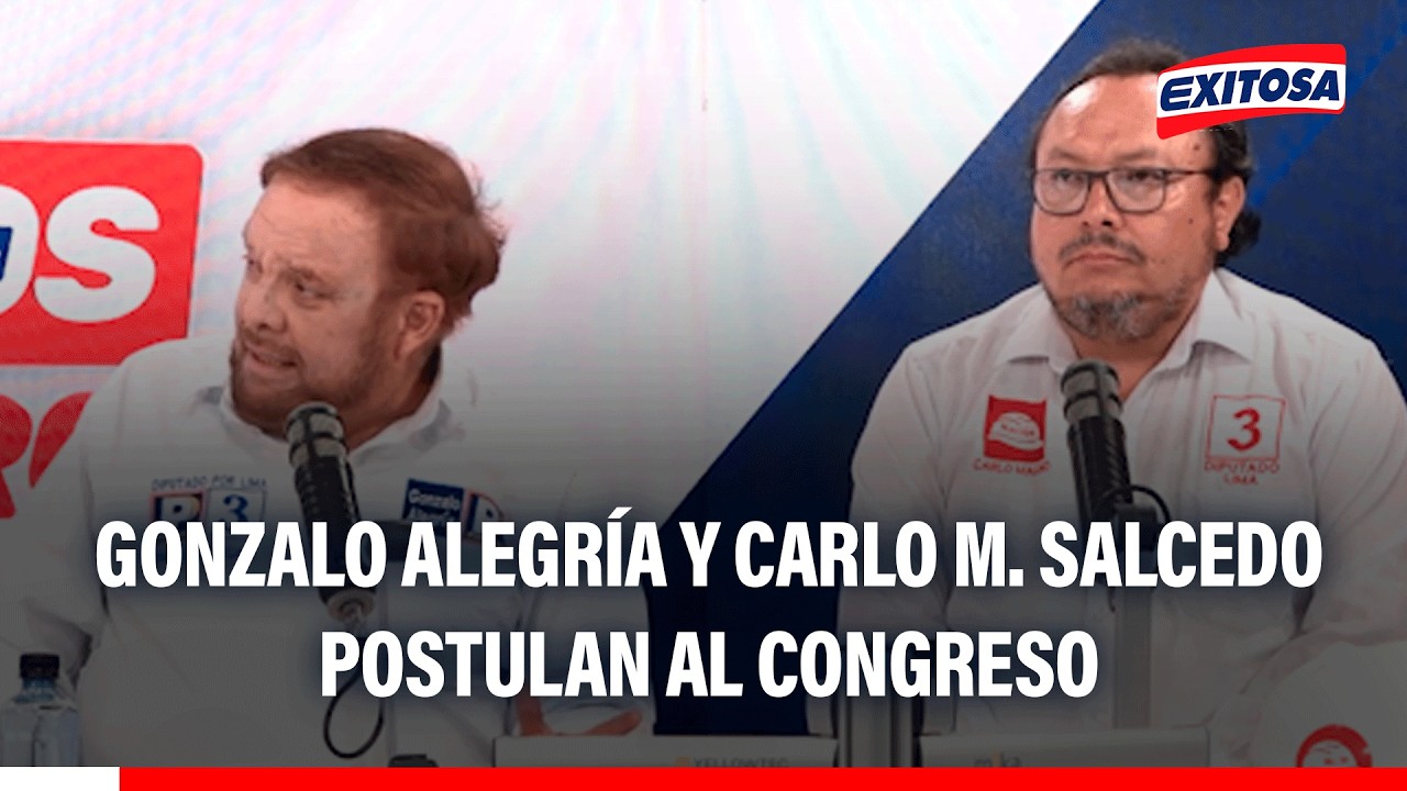 🔴🔵 Gonzalo Alegría y Carlo Magno Salcedo disputan un escaño en la Cámara de Diputados