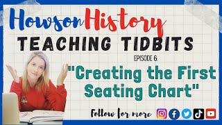 Teaching Tidbits Ep 6 Classroom Seating Chart
