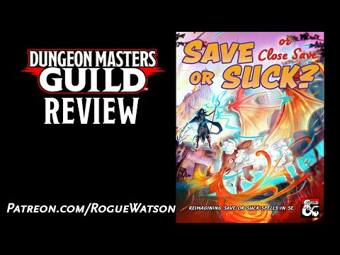 DMs Guild Review - Save or Suck