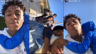 NBA Youngboy Takes His Sons Draco &amp; K3 To The Park &amp; Bets His Friend $1K