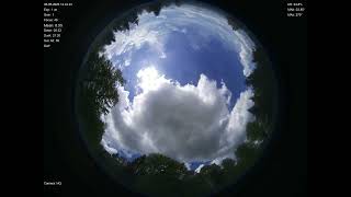 2026-05-08 All sky camera capture from Poiana Rusca Mountains, Romania