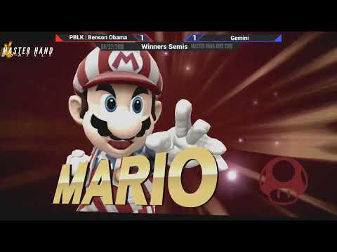 MHM:06/18 [Wii U] - PBLK | Benson Obama (Mario) vs Gemini (Bayonetta) - Winners Semis