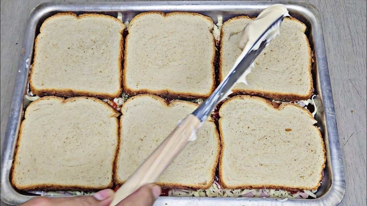 DO THIS WITH SLICED BREAD AND EVERYONE WILL LOVE IT/Easy and quick recipes