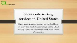 Best Guid Short code texting services in United States