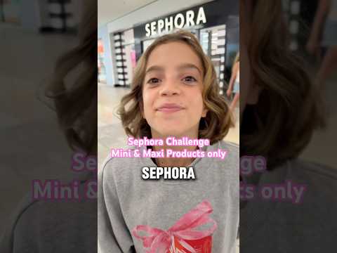 SEPHORA HERAUSFORDERUNG! Nur Produkte mit einem Mini! #sephora #shopping #haul #challenge