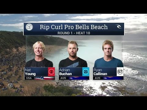2016 Rip Curl Pro Bells Beach: Round 1, Heat 10 Video